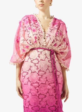 Ombre Lace Midi Dress - view 3